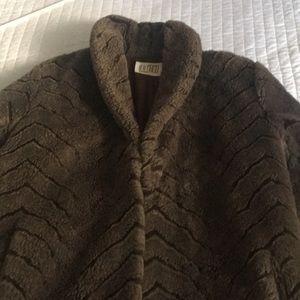 Vintage faux fur coat.